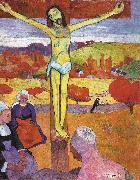 Paul Gauguin The Yellow Christ oil on canvas